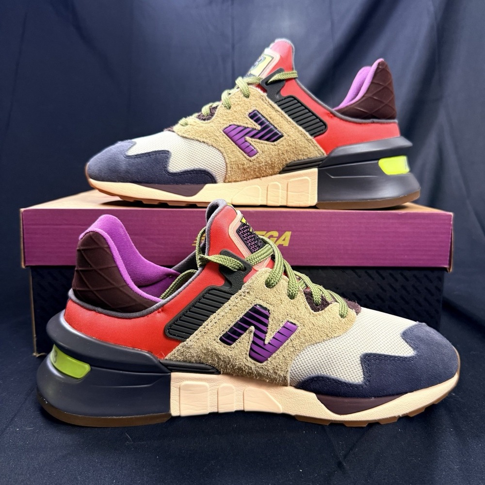 New Balance Bodega x 997S Better Days Men's Sneakers Size 9.5 Beige Red Purple - Picture 3 of 14